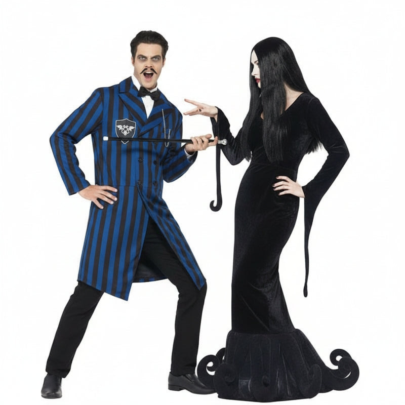 Costumi di coppia Gomez e Morticia Addams