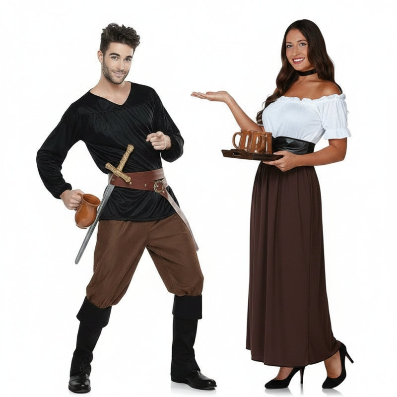 Costumi di coppia Albergatori medievali