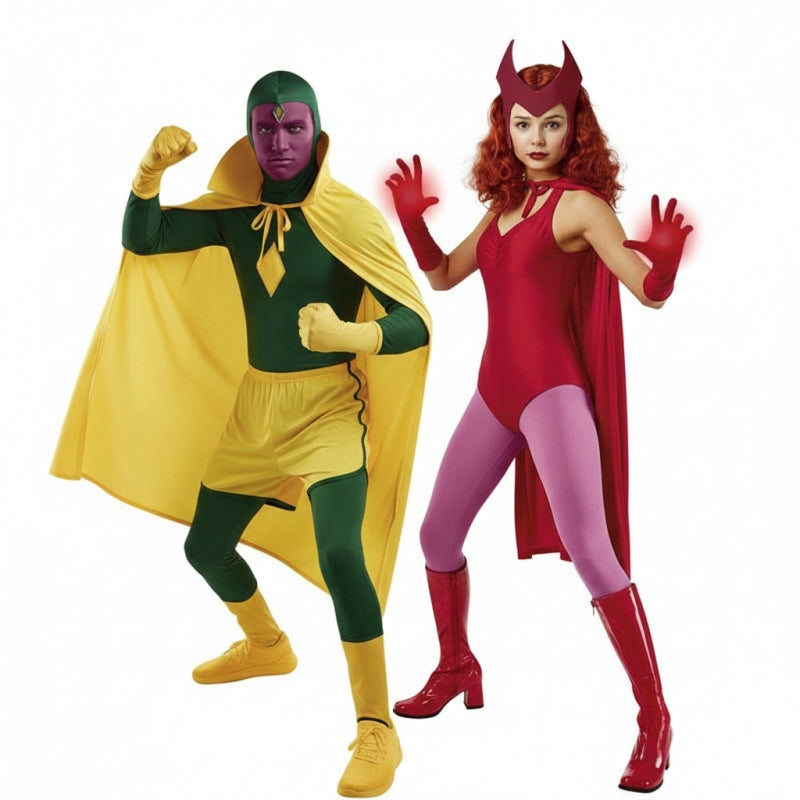 Costumi di coppia Visione e Wanda Maximoff