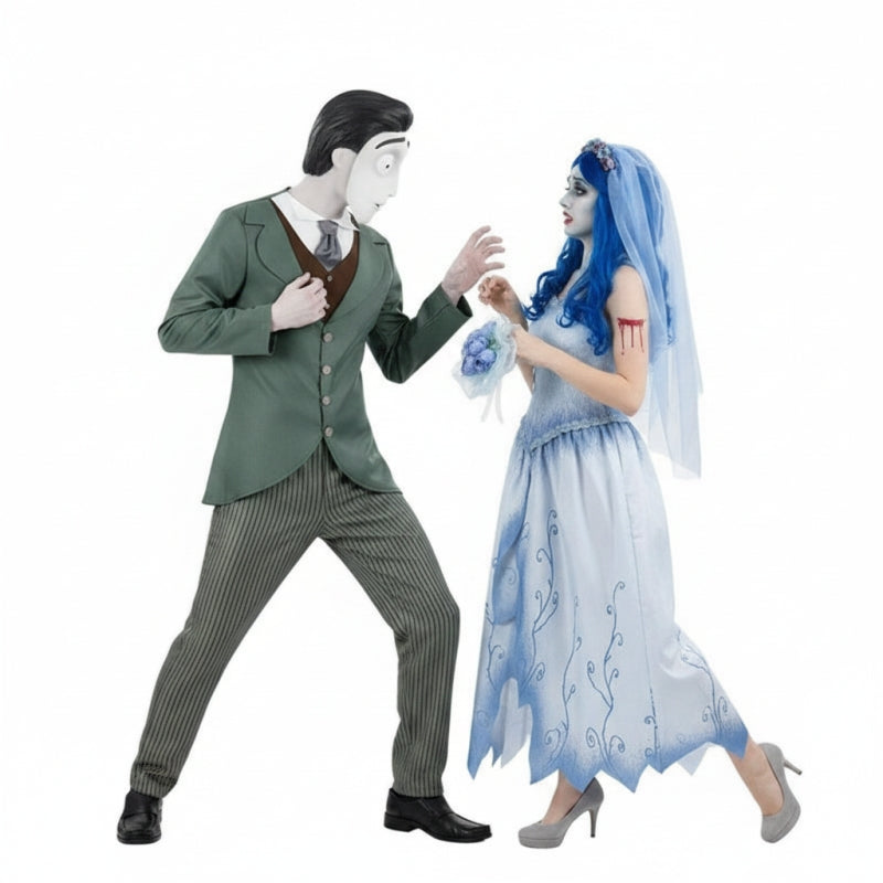 Costumi di coppia Emily e Victor Van Dort