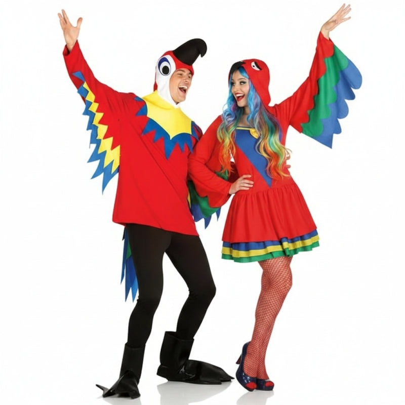 Costumi di coppia Pappagalli tropicali