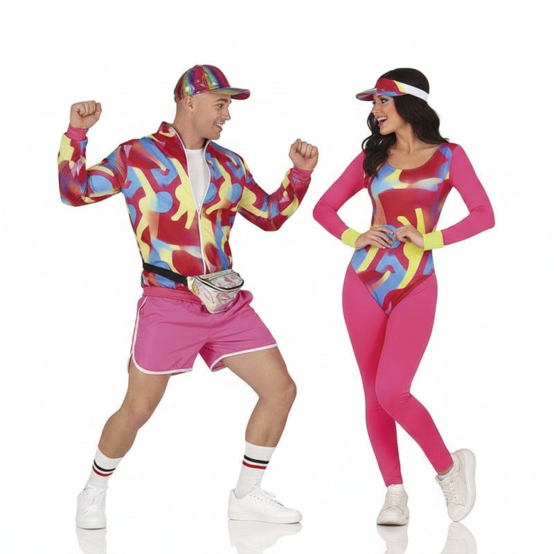 Costumi di coppia Barbie e Ken con lo skateboard
