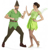 Costumi di coppia Peter Pan e la fata verde