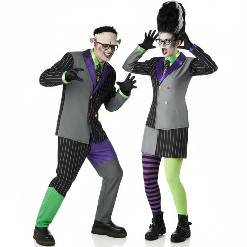 Costumi di coppia Mostri di Frankenstein