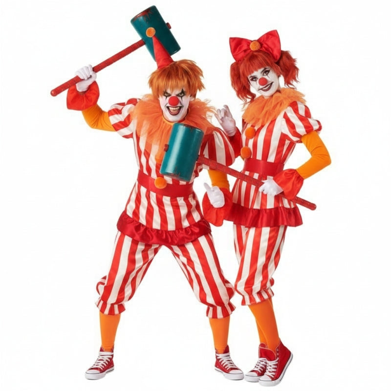 Costumi di coppia Clown terrificanti