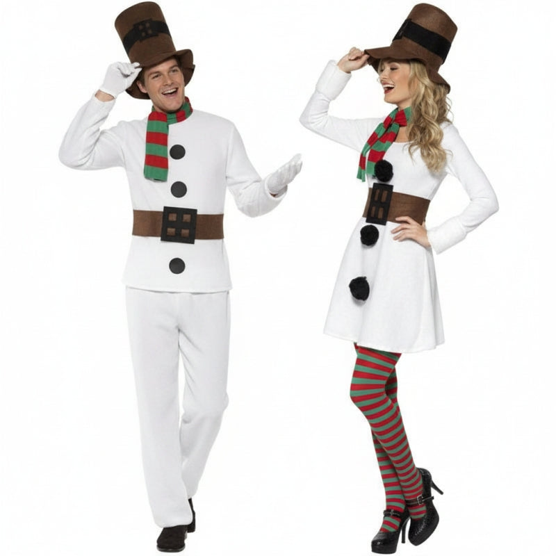 Costumi di coppia Pupazzi di neve