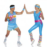 Costumi di coppia Barbie e Ken sportivi