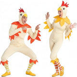 Costumi di coppia Gallo e Gallina Deluxe