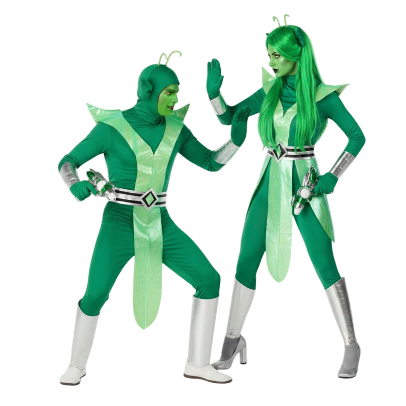 Costumi di coppia Alieni verdi