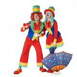 Costumi di coppia Clown della pubblicità Micolor