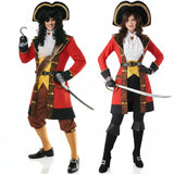 Costumi di coppia Pirati Capitan Uncino