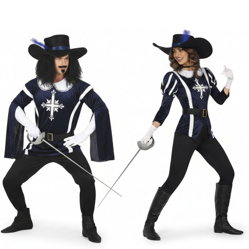 Costumi di coppia Moschettieri deluxe
