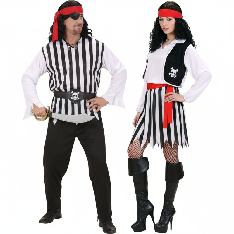 Costumi di coppia Pirati classici