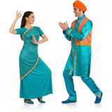 Costumi di coppia Bollywood Turchese