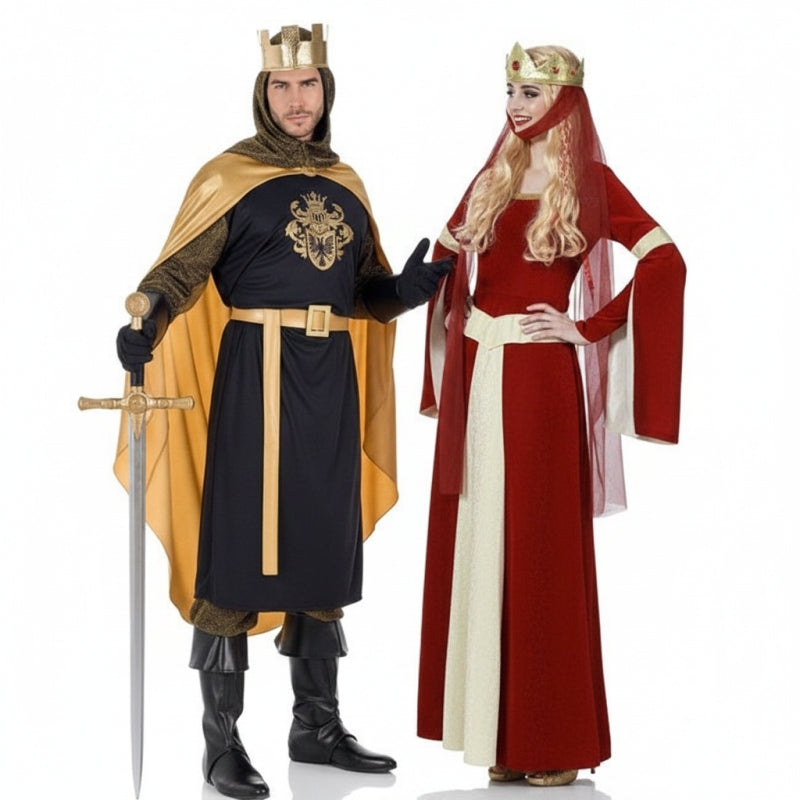 Costumi di coppia Re medievale