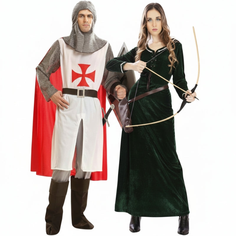 Costumi di coppia Guerrieri medievali