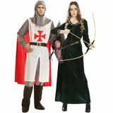 Costumi di coppia Guerrieri medievali