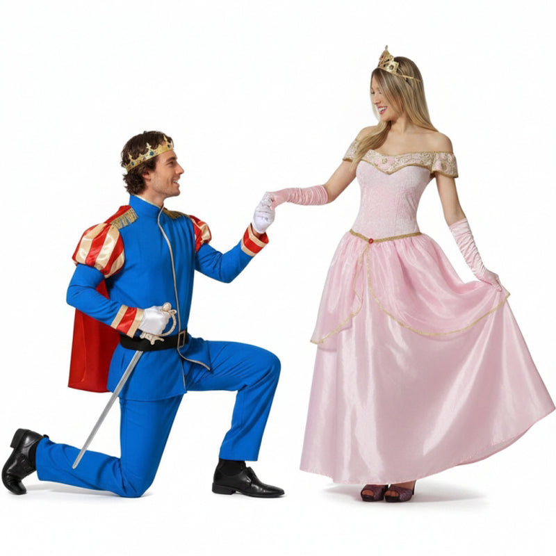 Costumi di coppia Principe Azzurro e Bella Addormentata