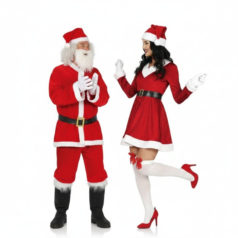 Costumi di coppia Babbo e Mamma Natale