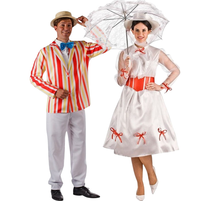Vestito Di Carnevale Adulta Mary Poppins Vittoriana Fine 800 Primi 900 - Foto 4