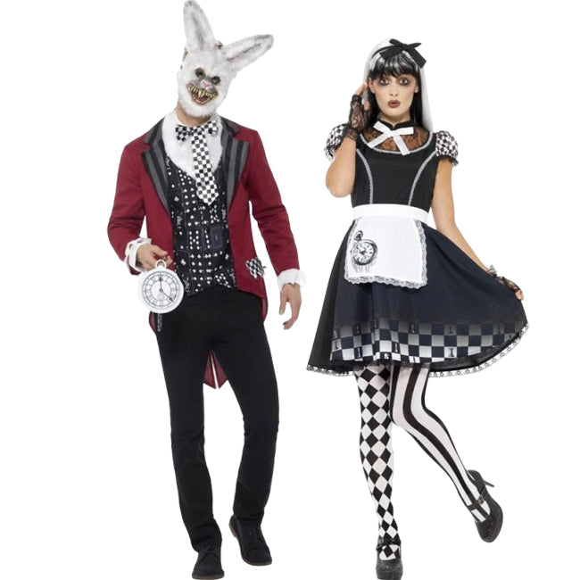 Pareja de Conejo y Alicia Malvados