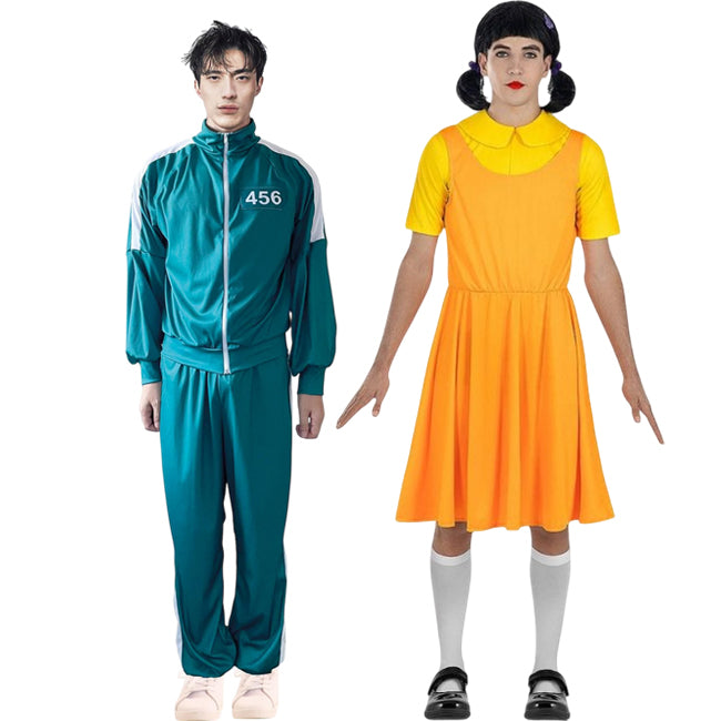 COSTUME CARNEVALE THE GAMER 14/16ANNI TUTA ROSSA CINTA NERA PER TRAVESTIMENTI A TEMA FILM SQUID GAME NON ORIGINAL NO ACC - Parole E Pensieri - Foto 4