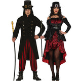 Costumi di coppia Vampiri Lord e Lady Steampunk