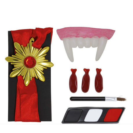 Set Maquillaje Drácula  Contenido