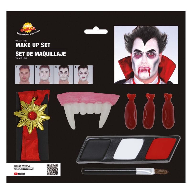Set Maquillaje Drácula Packaging