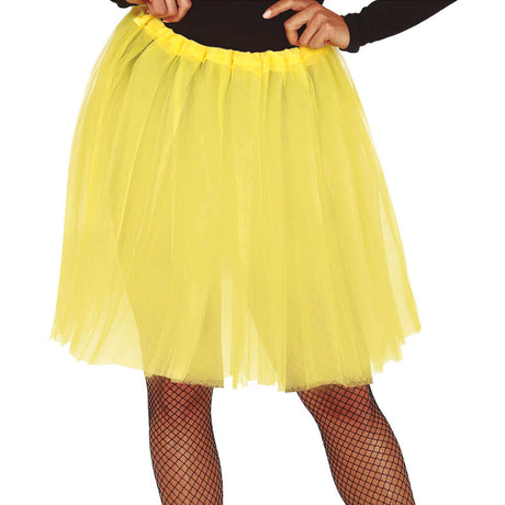 Gonna Tutù In Tulle Rosa - Vita Alta Con Coulisse, Perfetta Per Feste E Balli - Foto 6