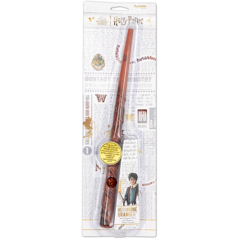Varita de Hermione Granger con luz Packaging