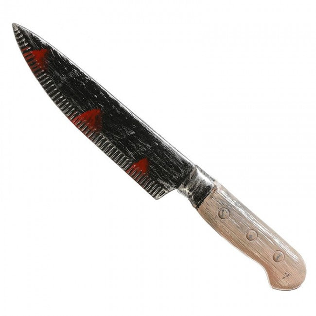 Coltello Insanguinato HENBRANDT 31 Cm - Arma Finta Per Halloween E Scherzi