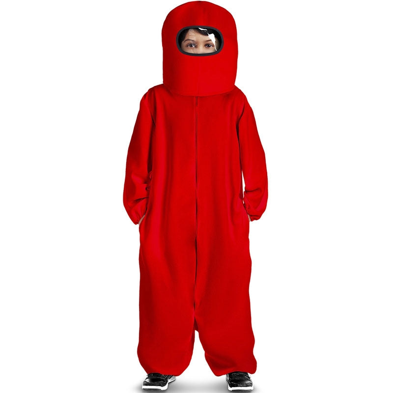 Among Us Vestiti Carnevale Costume Da Among Us Rosso Per
