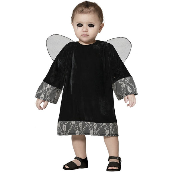 ▷ Costume Angelo nero neonato per il suo primo Halloween