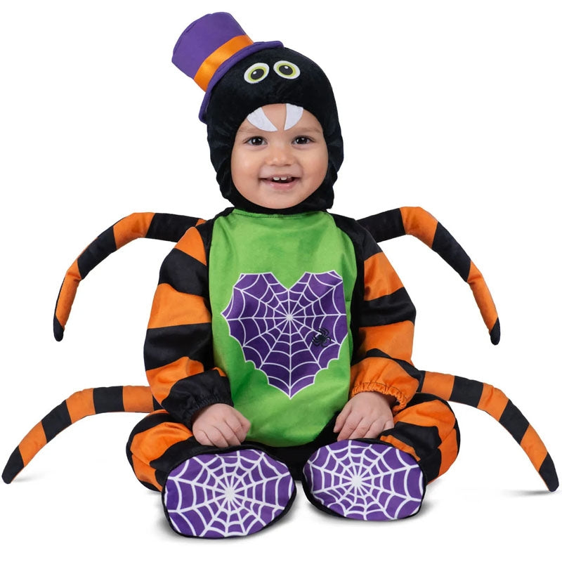 Costume da Ragno colorato per neonato