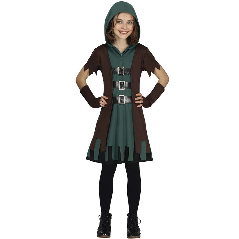 Costume di carnevale uomo da Robin Hood Peter Pan arciere medievale Costume di carnevale uomo da Robin Hood Peter Pan arciere medievale
