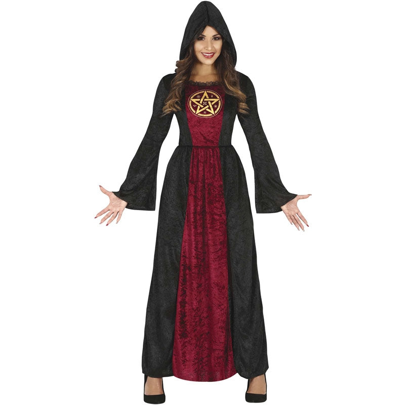 Costume Strega satanica donna più terrificante di Halloween