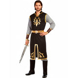 Disfraz de Caballero Templario dorado para hombre Bis