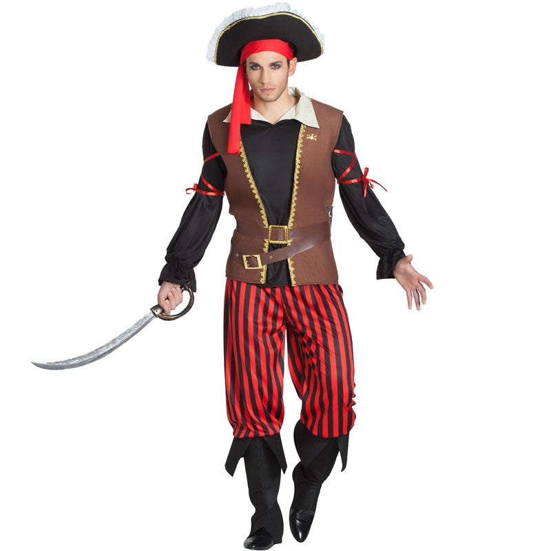 Pirata Uomo Costumi Di Carnevale Pirata Costume Da Pirata Deluxe