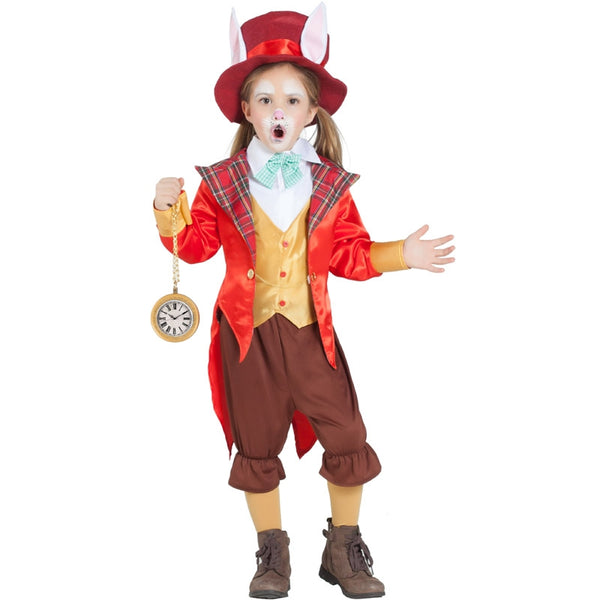 Paese Delle Meraviglie Vestito Carnevale Coniglio Alice Costume