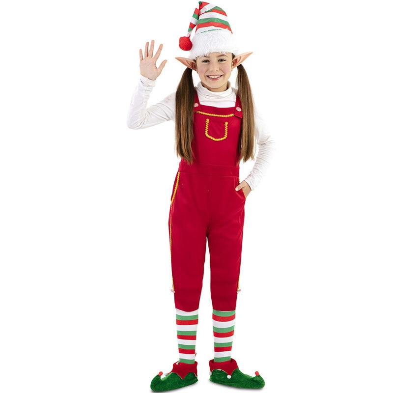 Costume Da Elfo Di Natale Completo | Per Adulti E Bambini, Con Cappello E Accessori