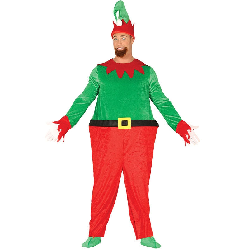 Costume Elfo paffuto per uomo di Natale Acquistare online