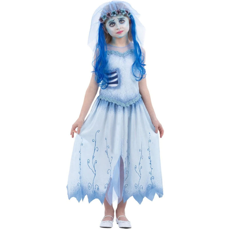 Costume da Emily di Tim Burton per bambina