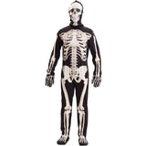Disfraz de Esqueleto deluxe para hombre