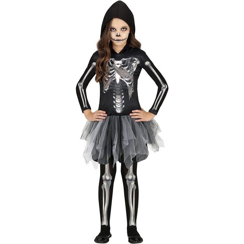 Festa Halloween Vestito Halloween Scheletro Bambina ▷ Costume