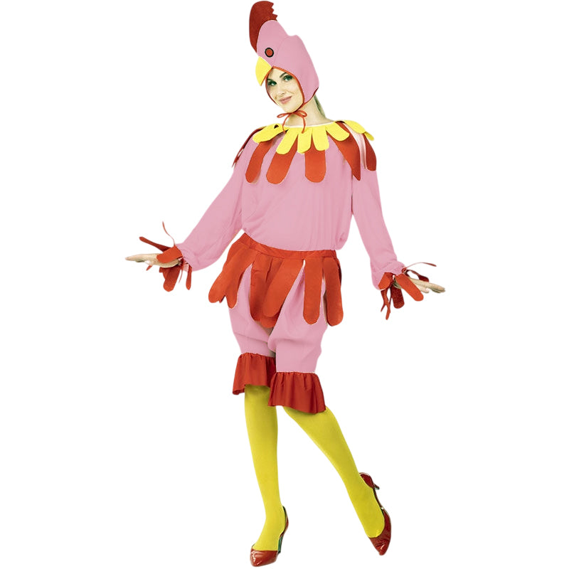 Disfraz de Gallina Rosa para mujer