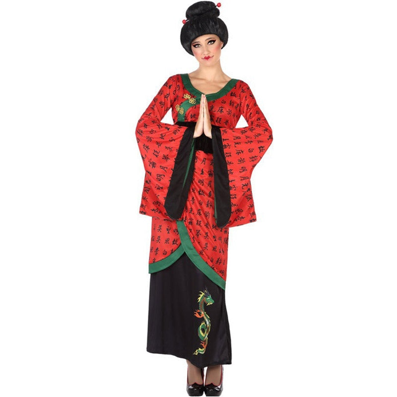 ATOSA 53876 Costume Geisha XL, da Donna, Beige/Rosso ATOSA 53876 Costume Geisha XL, da Donna, Beige/Rosso