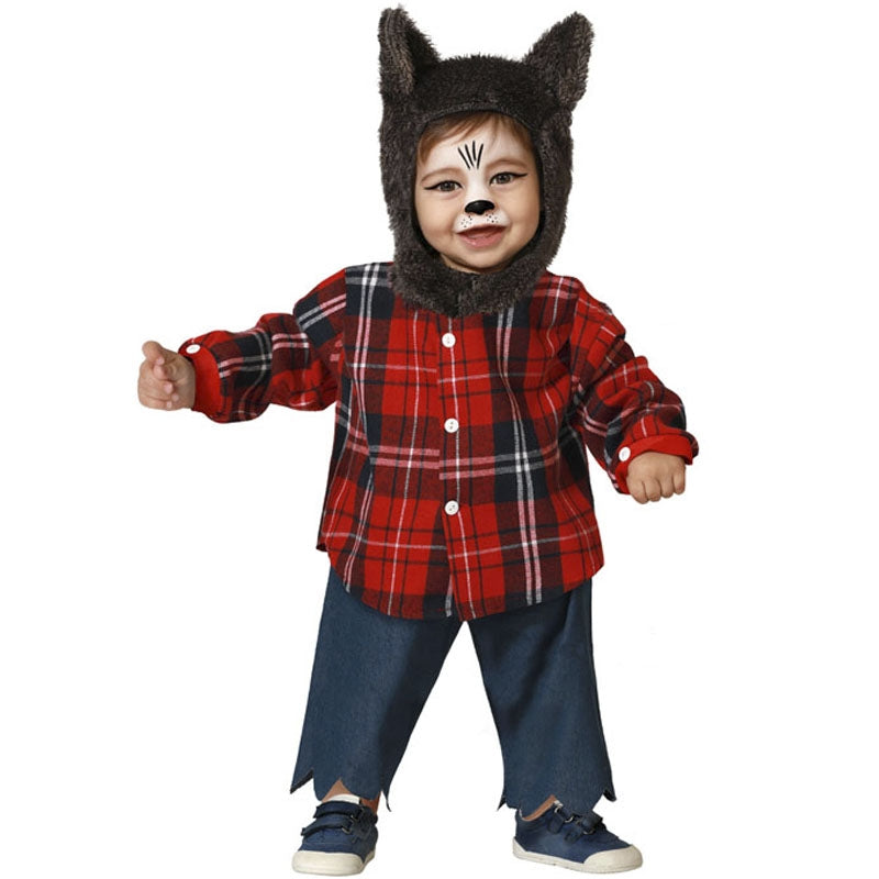 Vestito Lupo Bambino Costumi Halloween Lupo Mannaro Costume