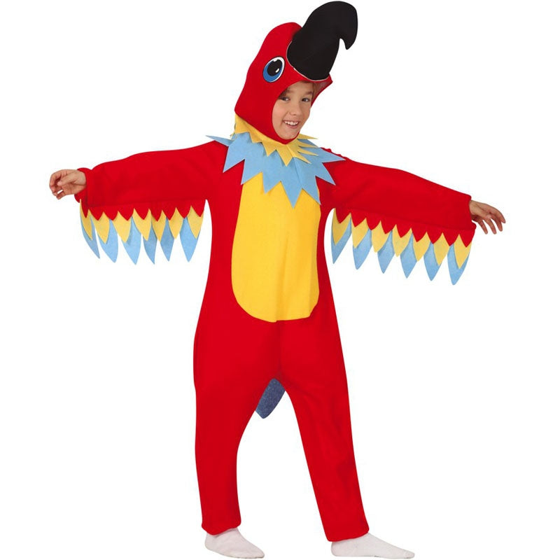 Funidelia Costume Da Pappagallo Per Bambina E Bambino (3-4 Anni) - Tunica E Copricapo Per Carnevale E Halloween