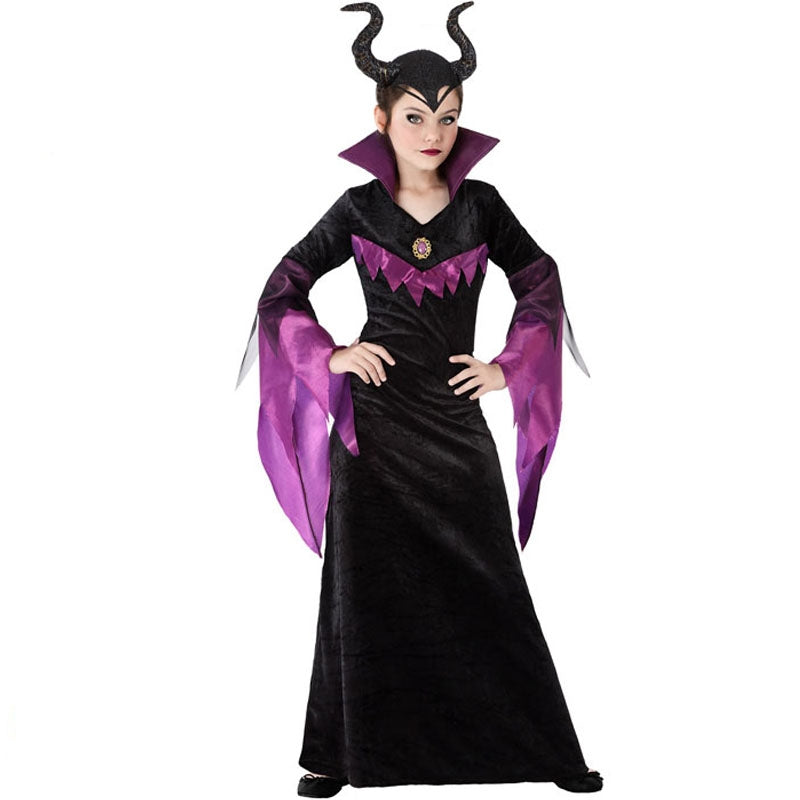 Purple Costume Malefica Bambina Disney Niña Malefica Costume Fai